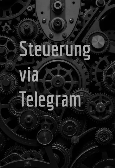 KI-Landing Conversion Dashboard mit Telegram-Steuerung und Aktionsblöcken für KMU